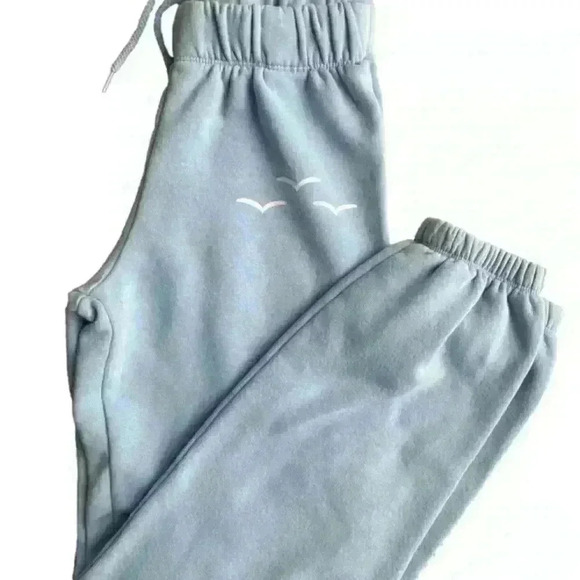 Lazypants PREMIUM FLEECE RELAXED SWEATPANTS LIGHT BLUE size XS - Picture 2 of 6